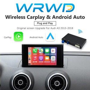 카플레이 네비게이션 carplay 무선 Carplay 안드로이드 자동 무손실 설치 인터페이스 audi 호환 A3 A4 A5 Q2 Q5L Q7 2014 2018 후면 카메라 자동차 재생 모듈