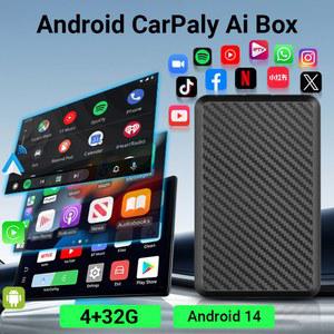 카플레이 네비게이션 carplay 아코도2026뉴 안드로이드14 카플레이 AI 박스 4G 32G 유선에서 무선 스마트 동글로 변환 3in1 플러그 앤 플레이 유튜브 넷플릭스 와이파이 동글