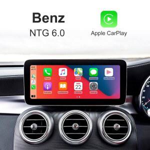 카플레이 네비게이션 carplay 메르세데스 호환 벤츠 NTG 6.0 MBUX 시스템 2019 용 Ezonetronics 무선 CarPlay 안드로이드 오토 레트로핏 키트 디코더 박스