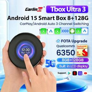 카플레이 네비게이션 carplay 2026 칼링킷 안드로이드 15 무선 카플레이 안드로이드 오토 5G Ai 박스 스마트 어댑터 BMW 호환 FOTA 유튜브/넷플릭스 TF/SD/SIM 카드 지원