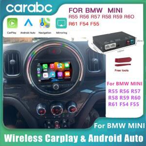 카플레이 네비게이션 carplay CARABC 무선 카플레이 안드로이드 오토 BMW 호환 미니 쿠퍼 NBT CIC R55 R56 R57 R58 R59 R60 R61 에어플레이 미러링크 기능 박스