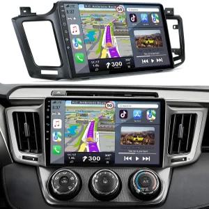 토요타 RAV4(2013-2018)용 차량용 라디오 8코어 4GB+64GB 스테레오 교체용 무선 카플레이 안드로이드 오토