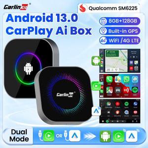 카플레이 네비게이션 carplay 칼린킷 TV 박스 안드로이드 13 카플레이 AI 박스 SM6225 8코어 무선 카플레이 안드로이드 오토 비디오 스트리밍 박스 FOTA GPS 넷플릭스 지원