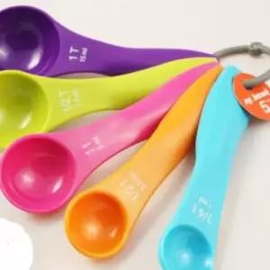 미스터베이쿡) 컬러계량스푼5종세트 컬러계량스푼 5종세트
