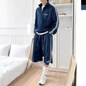 세트 오버핏 블루종 항공점퍼 자켓 아우터 남성 기본