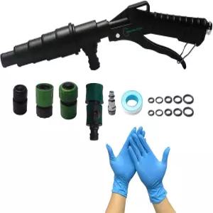 YIREHEYLE 히터 코어 플러시 키트 19-40mm 호스 라디에이터 공기 및 물 콤보