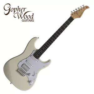 고퍼우드 일렉기타 S모던2 스트랫 입문용 연습용 White 화이트