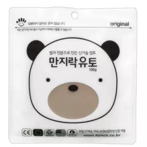 초등 만들기 재료 학습 교재 교구 굳지않는 만지락 소프트 유토 100g 친환경 점토 찰흙 수업 준비물