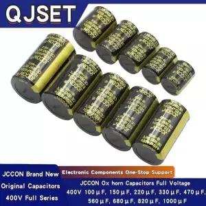 1개 400V 470uf JCCON 용접기 인버터/주파수 변환기용 커패시터