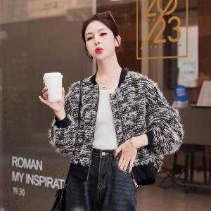 모두팜 여성 야구점퍼 봄가을 럭셔리 가오리핏 캐주얼 재킷 MOC