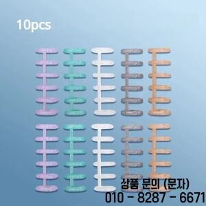 6구멍 느슨한 잎 바인더 링 10pcs 스크랩북 앨범 나선형 클립 귀여운 편지지 학생 용품 새로운