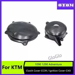 KTM 어드벤처 슈퍼 듀크 GT 브라부스 1090 1190 1290 용 오토바이 카본 파이버 점화 클러치 커버 마그네틱