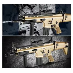 ZAZACNAMU 아카데미 FN SCAR-L CQC 전동건 (TAN) (17410) 전동비비탄총