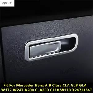 A B 클래스 CLA GLB GLA W177 W247 A200 C118 W118 X247 H247용 코파일럿 글로브 박스 핸들 스위치 커버