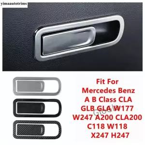 자동차 부조종사 글러브 박스 핸들 커버 트림 액세서리 A B 클래스 CLA GLB GLA W177 W247 A200 C118 W118