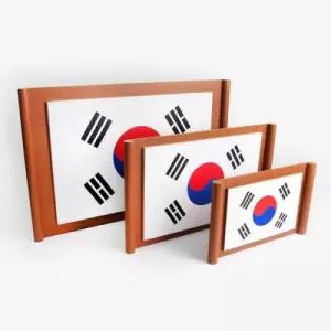 국기제작 국기사 태극기액자 교실 가정용 400x600mm