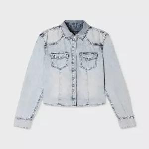 후아유 WHYJG4931F 여성 트러커자켓 청 Western Point Denim Jacket F 5302784