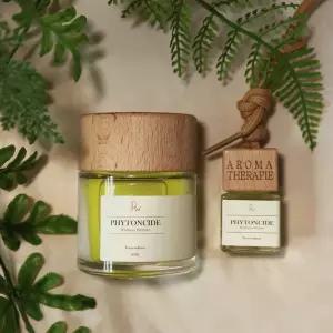 피톤치드 편백 나무 향 디퓨저 2종 천연 히노끼 디퓨져 오일 실내 차 차량용