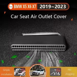 자동차 좌석 에어 벤트 커버 X5 G05 X6 G06 X7 G07 M50d M60i 2019 용 환기 배출구 아래 그릴 발판