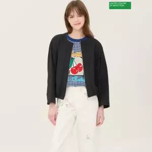베네통 하우스 메쉬 블록 스트링 점퍼 BAJP57531