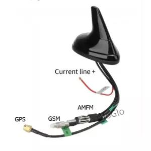 범용 자동차 상어 지느러미 지붕 안테나 공중 FM / AM GPS GSM 장식 액세서리