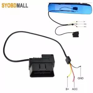 타코그래프 RearMirrow 카메라 obd 스텝 다운 라인 클 미러 obd2 커넥터 gps dvr 운전 레코더 케이블