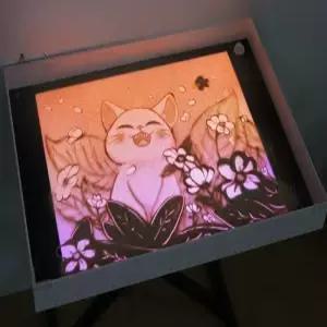 LED 샌드아트 라이트박스 모래그림판 손가락 드로잉 미술놀이 교구