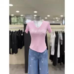 일부수량 에고이스트 V넥 레터링 반팔 티셔츠 ES2JT500 2798345
