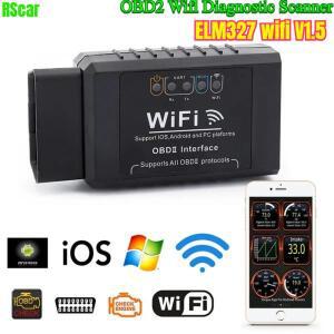 ELM327 와이파이 V1.5 스캐너 자동차 코드 리더 Obd2 체크 엔진 라이트 진단 도구 IOS/Android 용  감지기