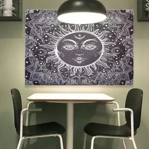 IKWFNR6K4 태양 M 풍경 천 디자인 거실 드로잉 집꾸미기 방꾸미기 패브릭 그림 대형 태피스트리 포스터