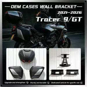 트레이서 9/GT 2026 탑 케이스 사이드 박스 오토바이 OEM 러기지 월 홀더 TRACER 벽면 장착 브래킷