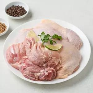 [미식예찬] 국내산 닭정육 닭다리살(냉장) 1kg+1kg
