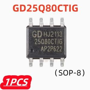직렬 플래시 IC 칩 GD25Q80CTIG SOP-8 8M 비트 3.3V 1개/로트