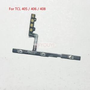 TCL 405 / 406 408 전원 켜기 끄기 스위치 및 볼륨 측면 버튼 플렉스 케이블용 1~10개
