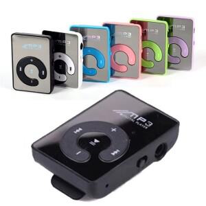 C키 휴대용 하이파이 미니 소형 클립 USB MP3 플레이어 워크맨 음악 지원 마이크로 SD TF 카드 최대 16GB까