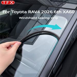 Toyota RAV4 2026 6th XA60 자동차 스타일링 앞 유리 씰 스트립 전면 방진 방수 가드 + 액세서리