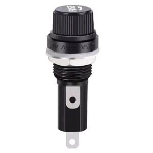 휴즈홀더 퓨즈 20 10A 250V 나사 VCQ 구멍 패널 홀더 12MM
