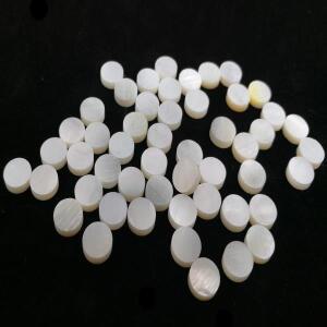 기타  진주 상감 도트 베이스 우쿨렐레 지판 루티에 DIY용 50x 2mm