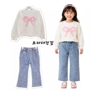바비디부 ㅡW레이스리본청꽃비SET  H253MTS04MPT01JN_DJ_DJ