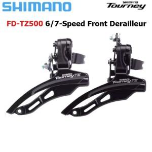 시마노 투어니 TZ FD TZ500 자전거 앞변속기 클램프 밴드 마운트 31.8mm 3x6/7단 상하 당김식 부품