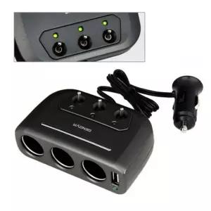 시거잭 12V24V겸 USB 스위치3구 멀티소켓 자동차용품 차량용충전기 멀티 액세서리 잭 usb시거