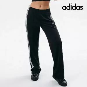아디다스 긴바지 파이어버드 루즈 트랙 팬츠 여성 블랙 KD7976