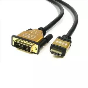 HDMI DVI 케이블 고급형 Gold Metal 5M v1.3 지