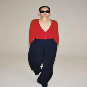 ZARA 엑스트라 소프트 100% 울 브이 네크라인 재킷 - 레드 9598/102/600