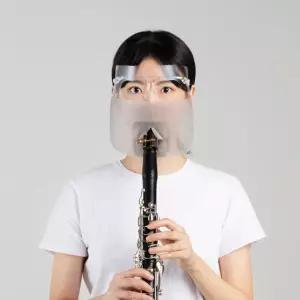 항바이러스 악기연주용 페이스 쉴드/ 악기용 마스크