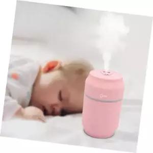 USB LED등 가습기 미니 핑크 선풍기