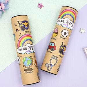 꿈스티커 필통만들기 4P 유아 진로교육 장래희망 교구