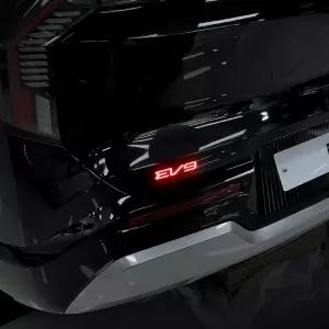 기아 EV9 리어 엠블럼 KIA 로고 반사 필름 스티커 리플렉터 튜닝