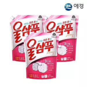 애경 [애경] 울샴푸 오리지널 리필 1.8L X 3개