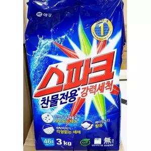 업소용 식자재 세탁 세제 애경 스파크 3kg 리필용